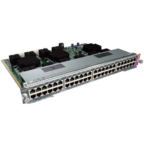 CISCO (WS-X4748-RJ45V+E) Catalyst 4500E 48-Port PoE 802.3at 10/10