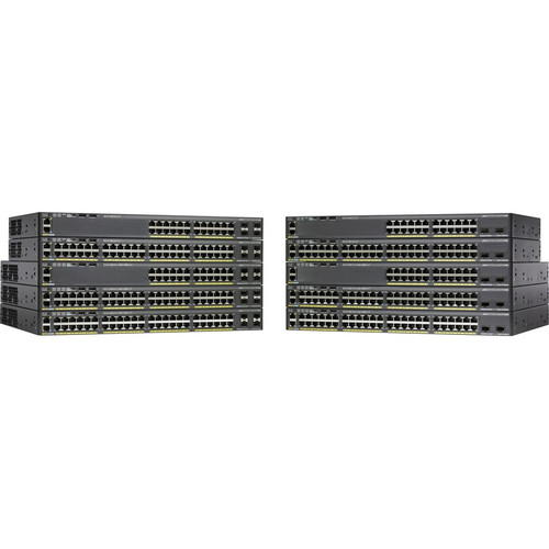 CISCO (C1-C2960X-48FPS-L) Catalyst 2960-X 48 GigE PoE 740W, 4 x 1G SFP, LAN Base