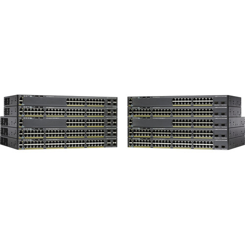 CISCO (C1-C2960X-48LPD-L) Catalyst 2960-X 48 GigE PoE 370W, 2 x 10G SFP+ LAN Base