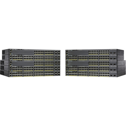 CISCO (C1-C2960X-48LPS-L) Catalyst 2960-X 48 GigE PoE 370W, 4 x 1G SFP, LAN Base