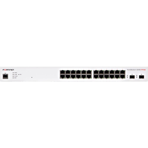 FORTINET (FS-424D-FPOE) L2 POE+ SWITCH # 24X GE RJ4