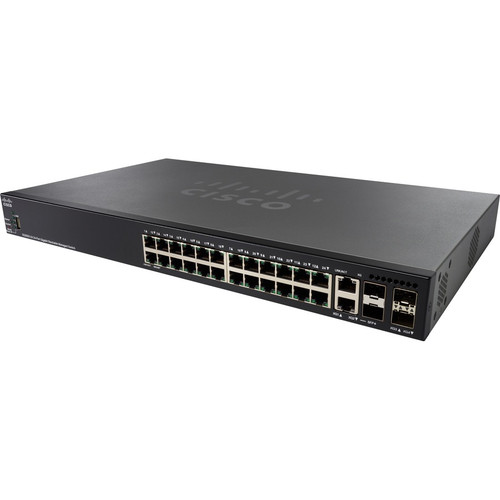 Cisco (SG350X-24-K9-AU) Cisco SG350X 24 24 port Gigabit Stackable Switch