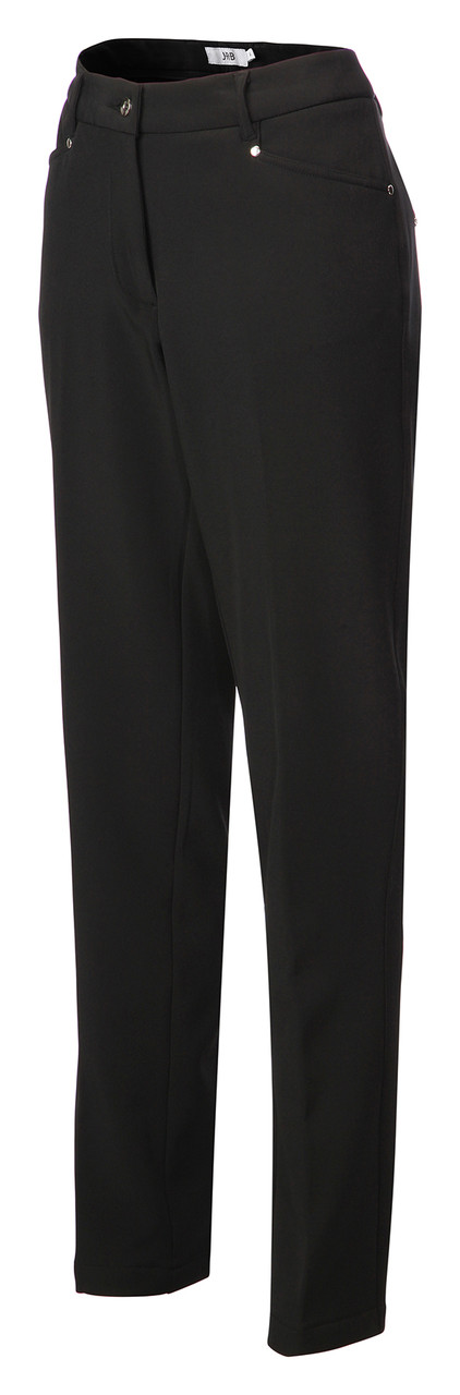 JRB Ladies Windproof Lined Golf Trousers Navy or Black + FREE Snood ...