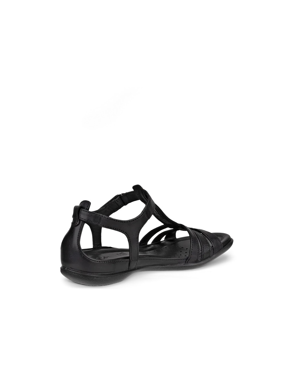 Ecco Women's Flash T-Bar Sandals Black - Main Image