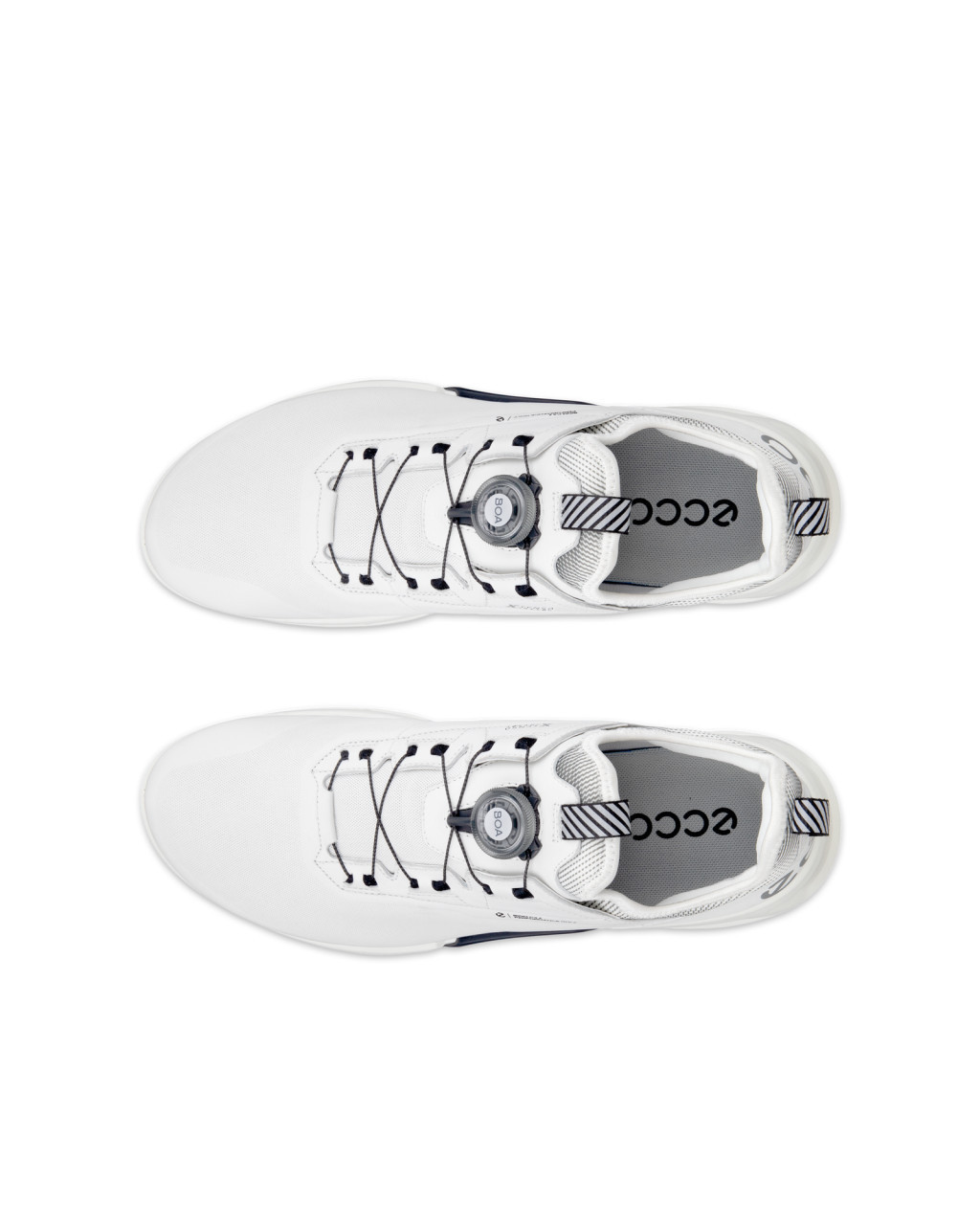 Ecco Mens Biom C4 Boa Golf Shoes White Black Size 40 (UK 6.5-7