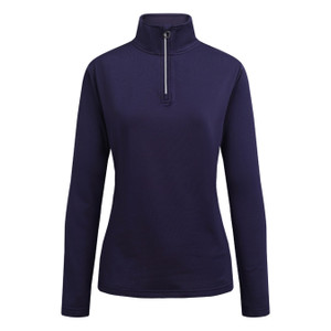 JRB Ladies 1/4 Zipped Golf Top Navy JRB Ladies 1/4 Zipped Golf Top Navy