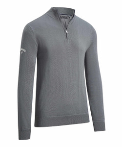 Callaway Mens Windproof 1/4 Zipped Golf Sweater Quiet Shade Callaway Mens Windproof 1/4 Zipped Golf Sweater Quiet Shade