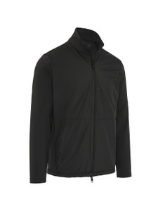 Callaway Mens Mixed Media Full Zip Golf Jacket Caviar