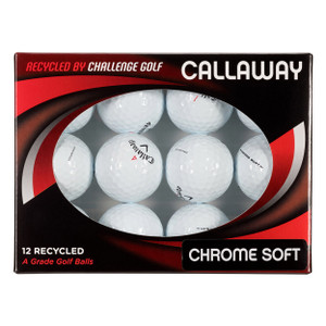 Callaway Chrome Soft Rewashed Grade A Lake Balls White Callaway Chrome Soft Rewashed Grade A Lake Balls White