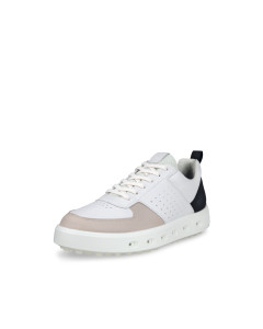 Ecco Mens Golf Street 720 White Black Gravel Ecco Mens Golf Street 720 White Black Gravel