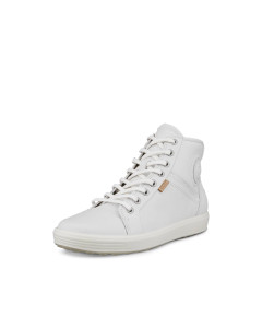 Ecco Women's Soft 7 High Top Shoe White Ecco Women's Soft 7 High Top Shoe White
