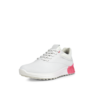 Ecco Women's S-Three Golf Shoes White Bubblegum Size 41 (UK 7.5) Ecco Women's S-Three Golf Shoes White Bubblegum Size 41 (UK 7.5)
