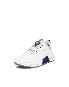 Ecco Mens Biom C4 Boa Golf Shoes White Black Ecco Mens Biom C4 Boa Golf Shoes White Black