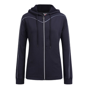 JRB Ladies Hooded Zip Up Sweatshirt Grey JRB Ladies Hooded Zip Up Sweatshirt Grey