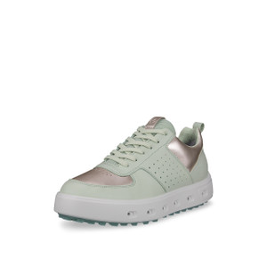 Ecco Women's Golf Street 720 Gore-Tex Gold Metallic Matcha