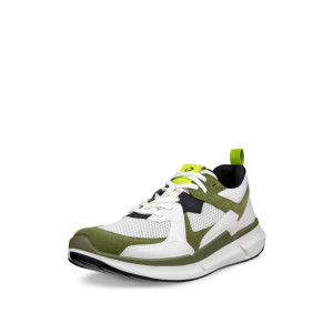 Ecco Men's Biom 2.2 Leather/Textile Trainers Acorn White