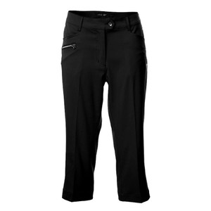 JRB Ladies CAPRI CROPPED Golf Trousers Black + FREE Socks