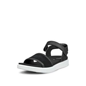 Ecco Women's Soft Sandal 2-Strap Black