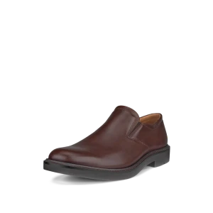 Ecco Men's Metro London Slip-On Shoe Cocoa Brown