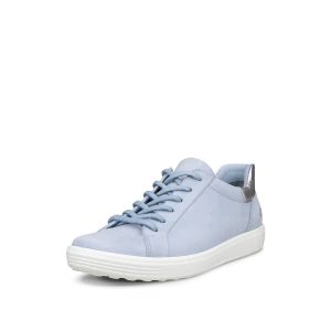 Ecco Women's Soft 7 Easy Slip Dusty Blue Silver