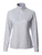 JRB Ladies 1/4 Zipped Golf Top White Purple Print 
