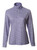 JRB Ladies 1/4 Zipped Golf Top Purple White Print