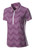 JRB Ladies Fashion Print Golf Shirt Grape Dot