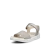 Ecco Women's Soft Sandal 2-Strap Pure Cashmere Metal