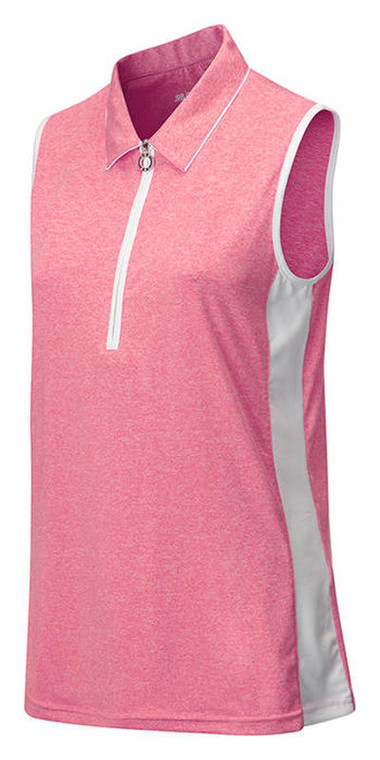 JRB Ladies Melange Short Sleeved Golf Shirt