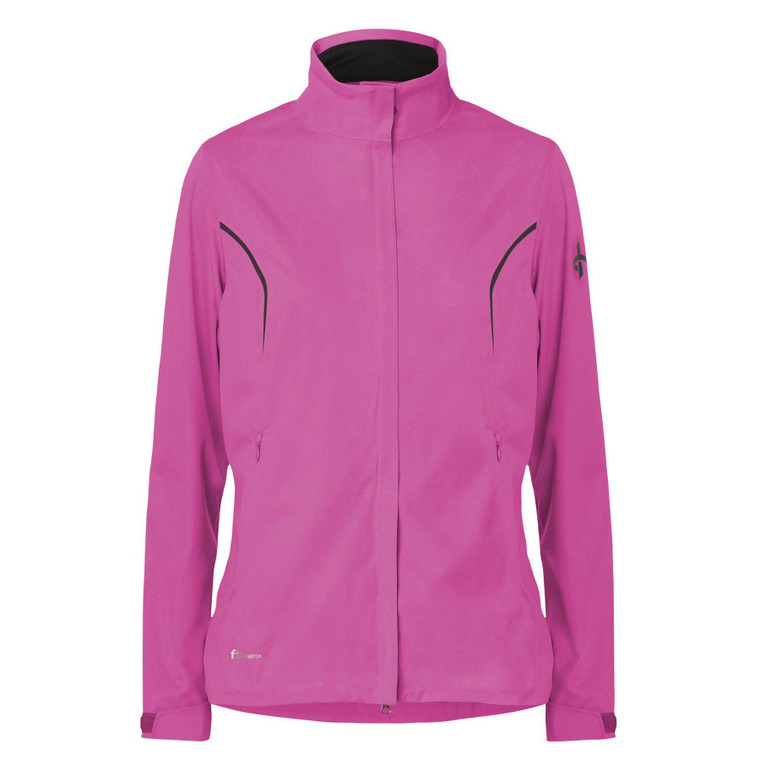 Cross Ladies Pro Waterproof Stretch Golf Jacket Heather 