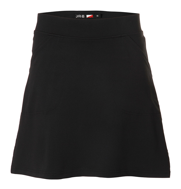 JRB Ladies Comfort Waist Pull On Skorts Navy