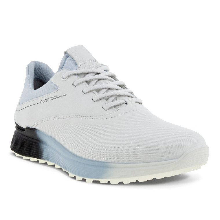 Ecco Mens S-Three Golf Shoes White Black Air 2023 