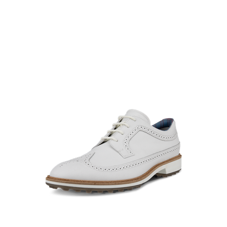 Ecco Mens Classic Hybrid Golf Shoes White