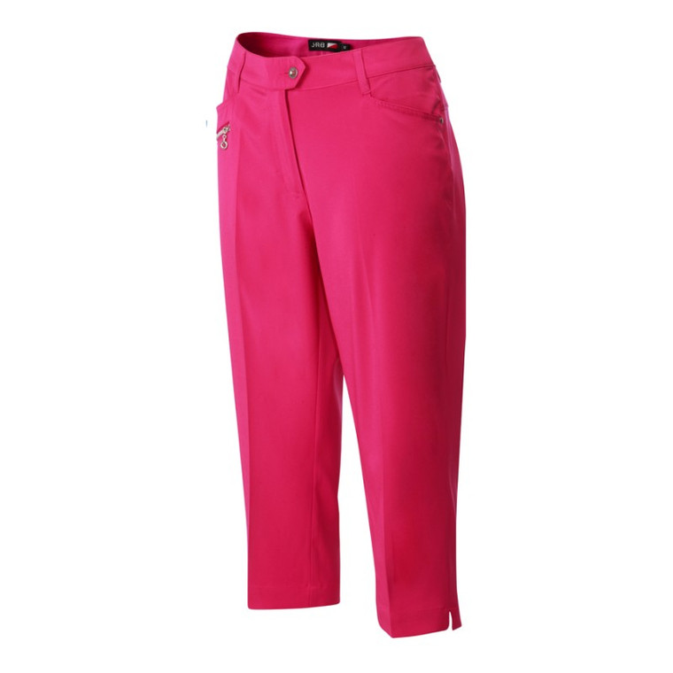 JRB Ladies CAPRI CROPPED Golf Trousers French Pink