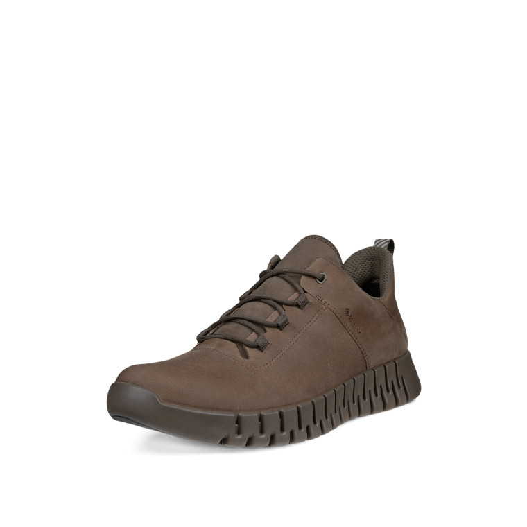 Ecco Men's Gruuv Gore-Tex Trainer Dark Clay