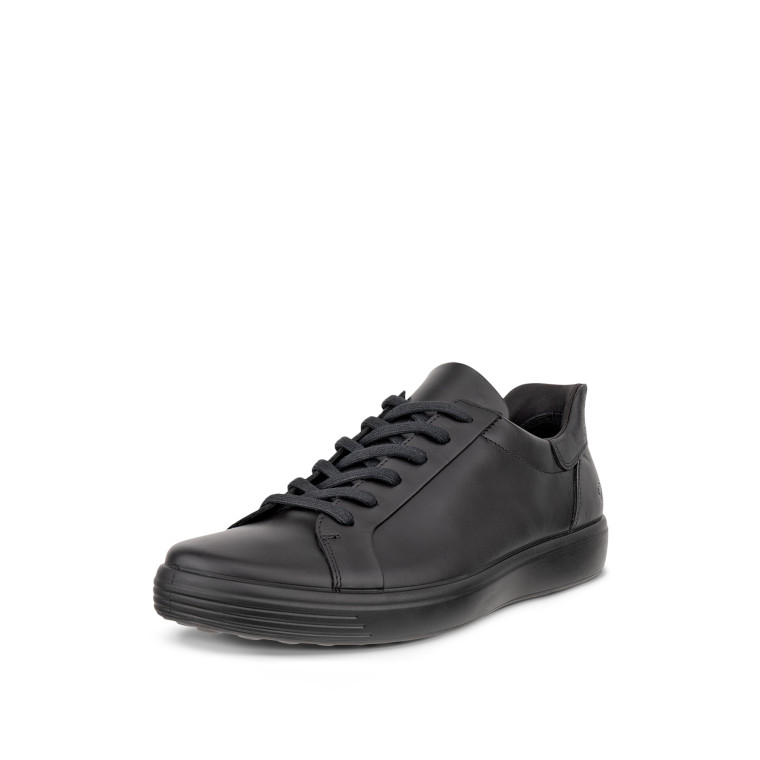 Ecco Men's Soft 7 Easy Lace Shoe Black