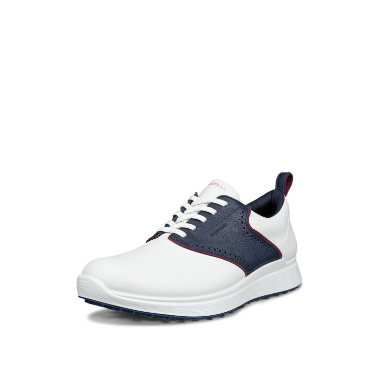 Ecco Men's S-Casual Golf Shoes White Marine