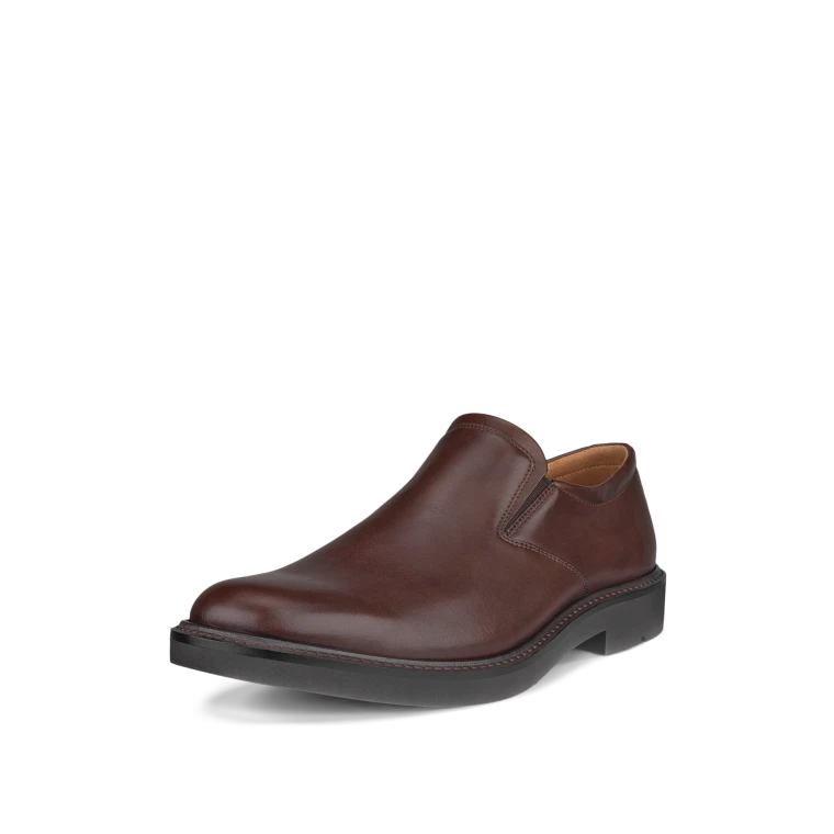 Ecco Men's Metro London Slip-On Shoe Cocoa Brown
