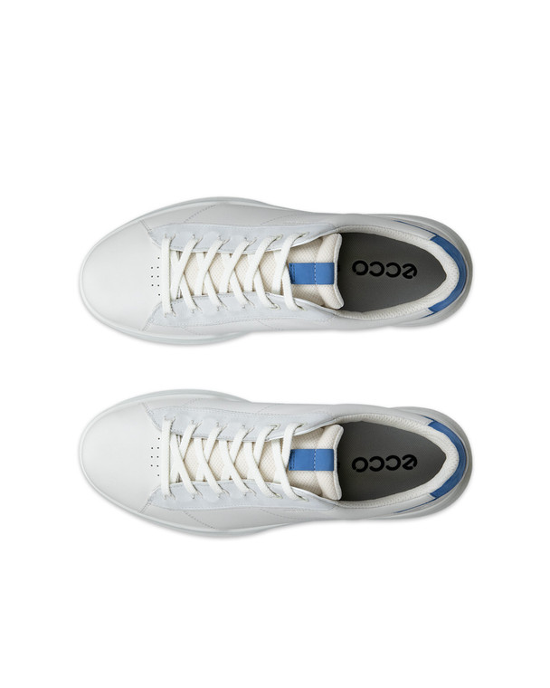 Ecco Men's Street Vibe Golf Shoes White Federal Blue Size 42 (UK 8-8.5)