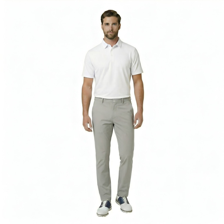JRB Mens Classic Golf Trousers Light Grey