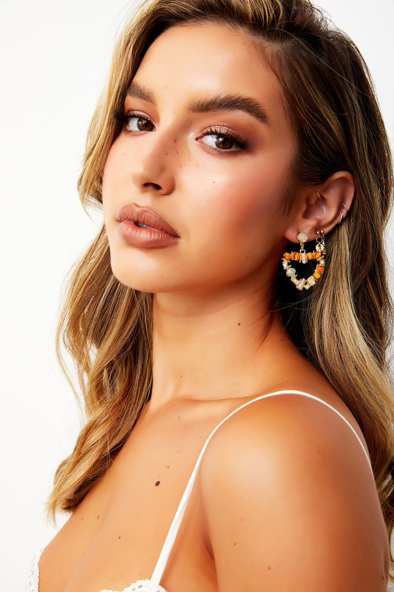 The Moment I Knew Earrings - Orange | Sage and Paige AUS.