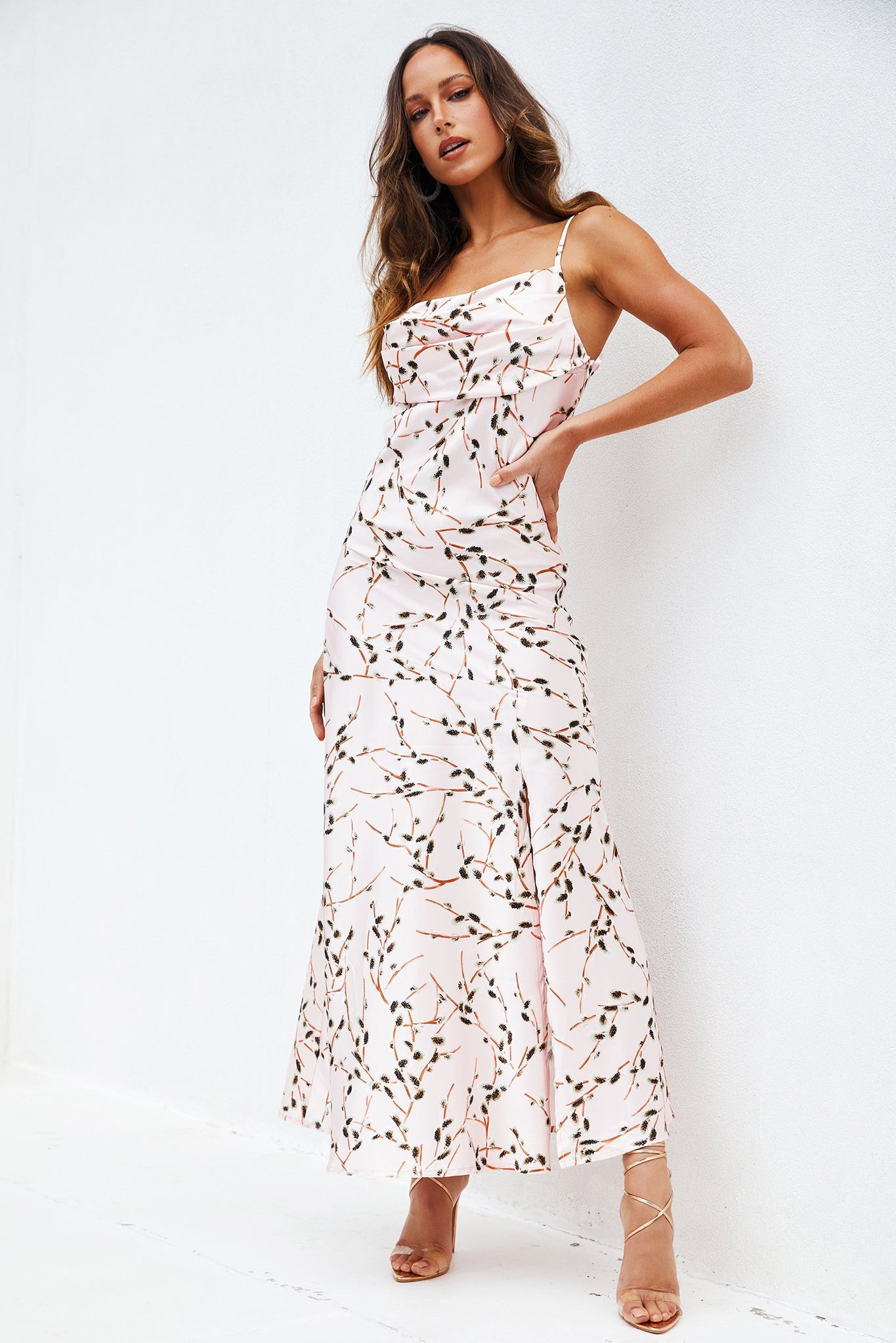 Roman Holiday Midi Dress - Pink | Sage and Paige AUS.