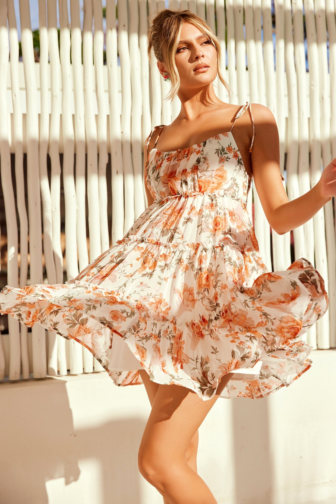 Let It Happen Mini Dress - Orange | Sage and Paige AUS.
