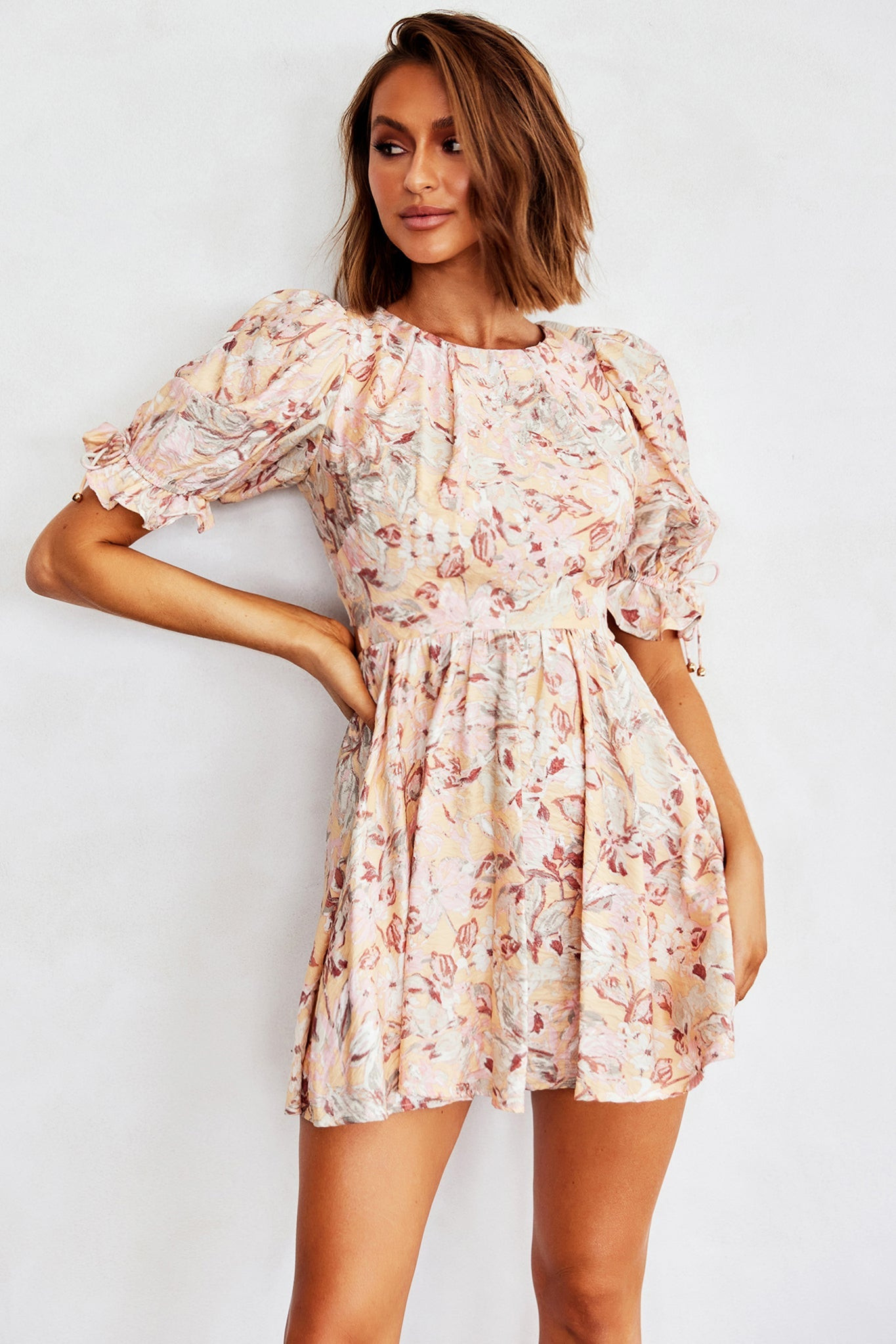 La Perla Mini Dress - Nude | Sage and Paige AUS.