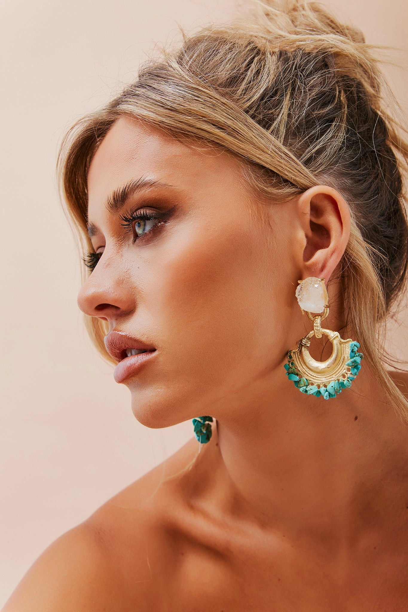 Abigail Earrings - Turquoise | Sage and Paige AUS.