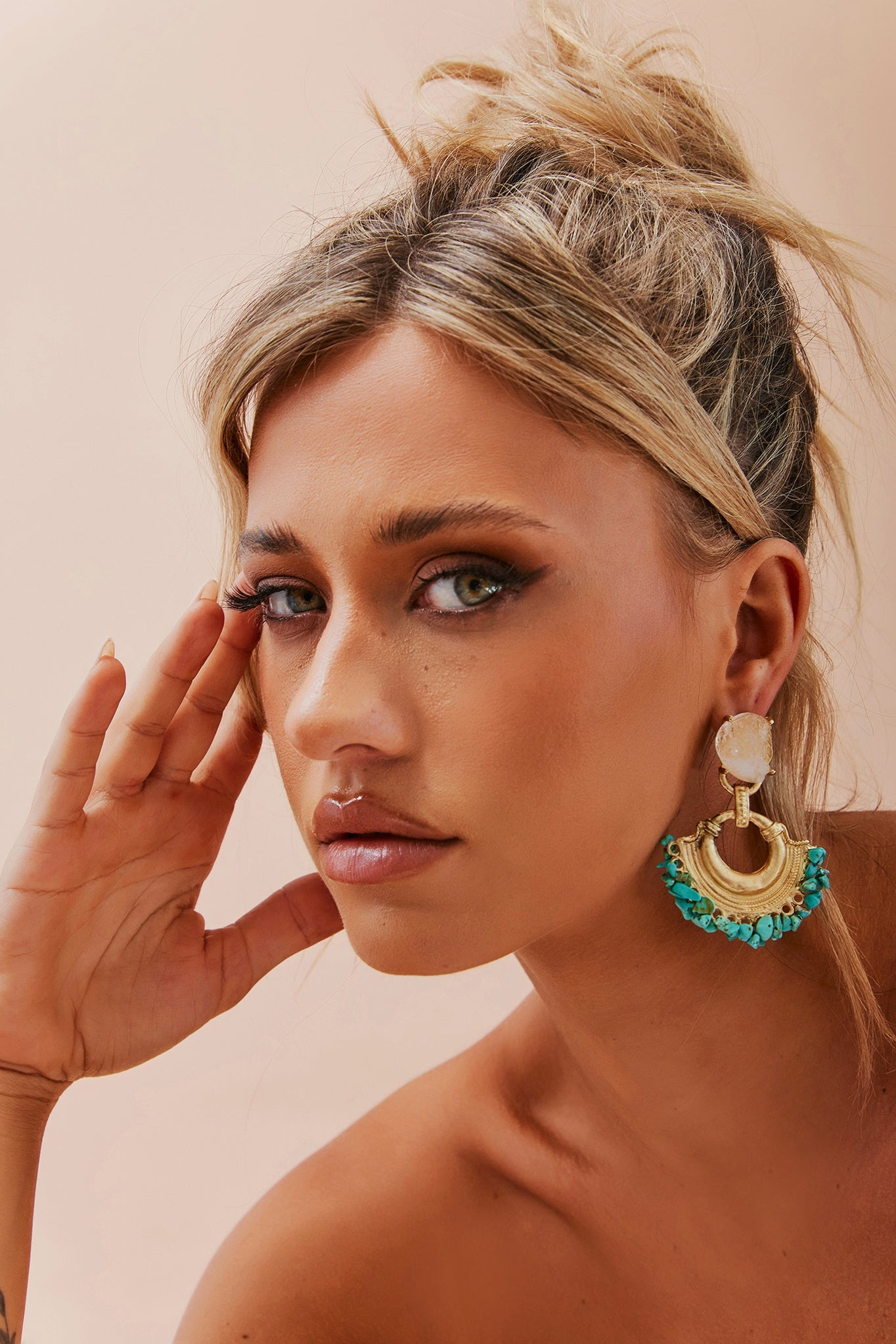 Abigail Earrings - Turquoise | Sage and Paige AUS.