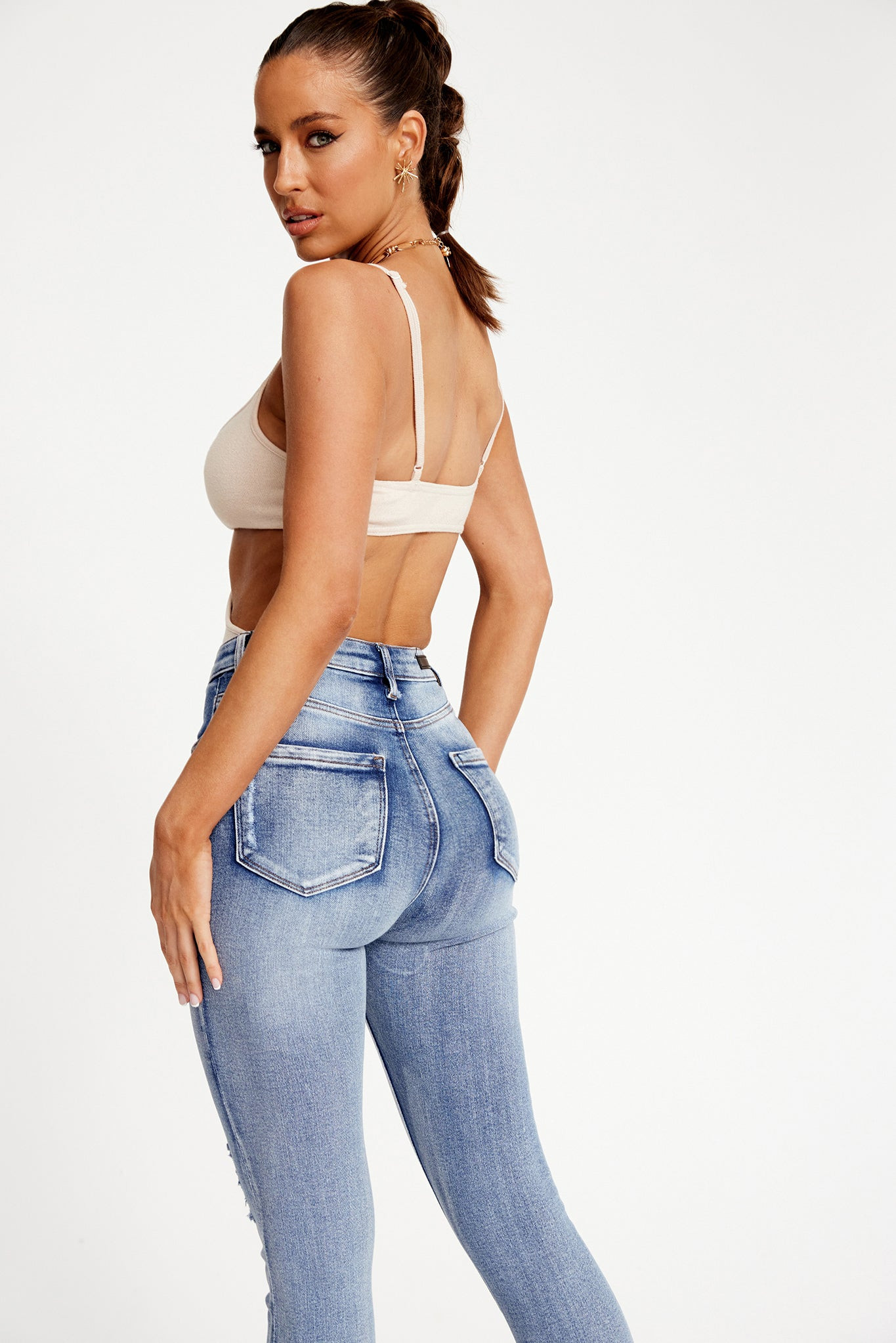 Hit Replay Bodysuit - Beige | Sage and Paige AUS.