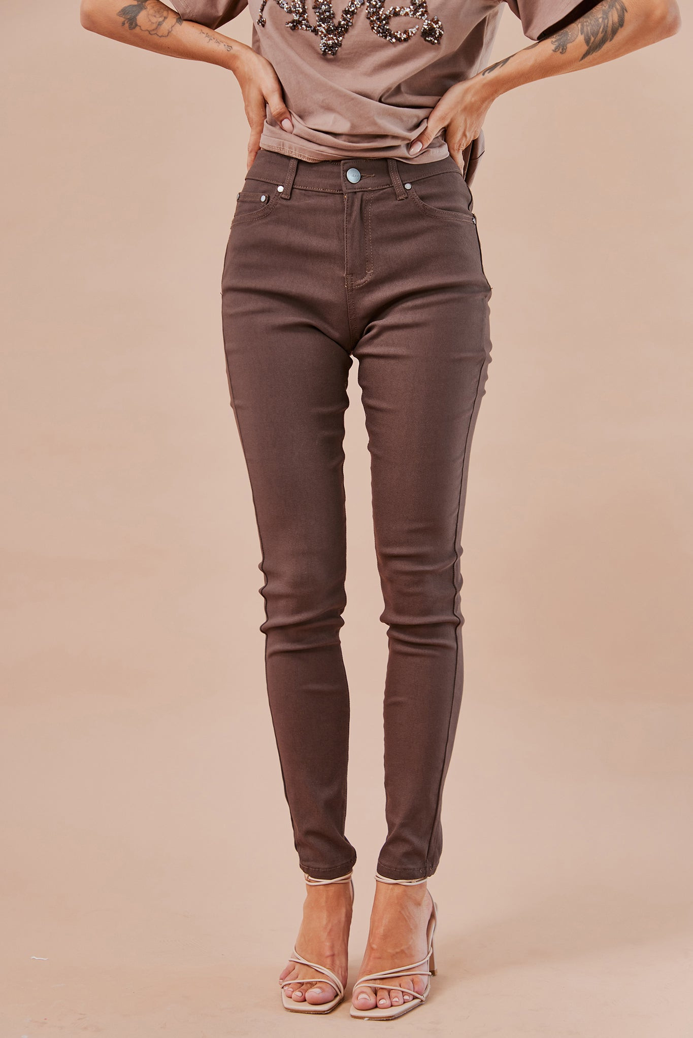 Eastern Jeans - Chocolate | Sage and Paige AUS.