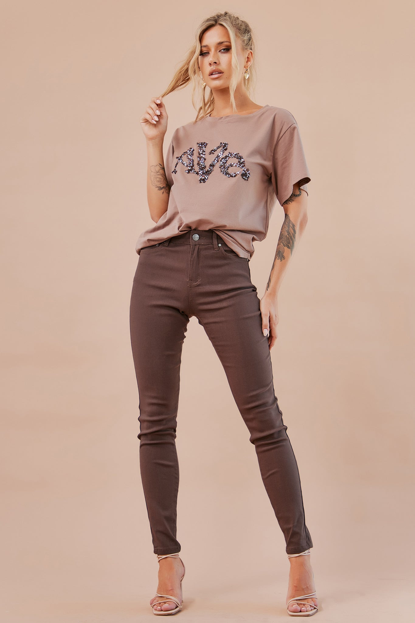 Eastern Jeans - Chocolate | Sage and Paige AUS.