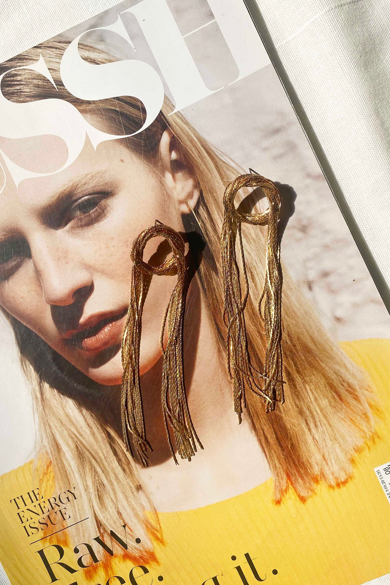 One Finely Earrings - Gold | Sage and Paige AUS.